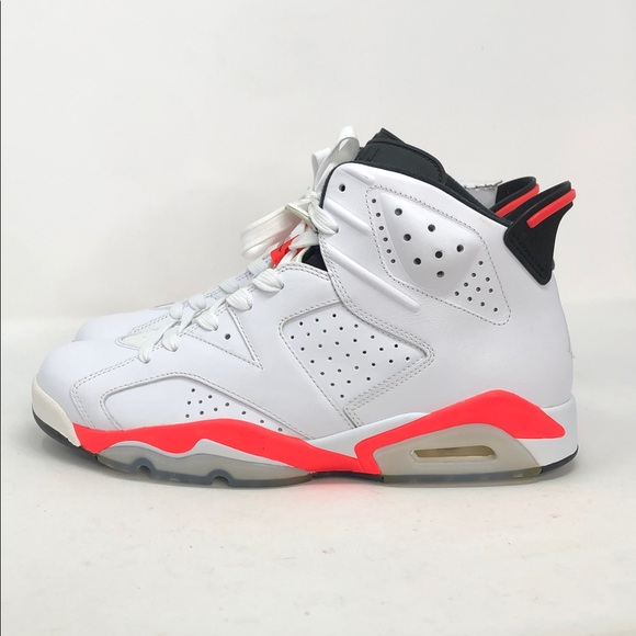 Air Jordan 6 Retro White Infrared 384664-123 Men’s Sneakers - Size 11 main image 6